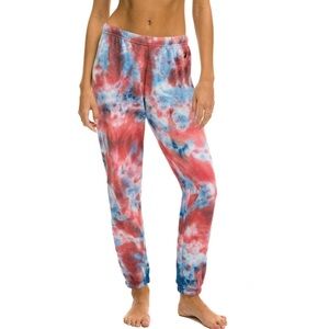 Aviator Nation Tie Dye Sweatpant Small NEW